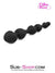 1426M      Black Silicone Heart Beaded Anal Massager - MEGA Deal MEGA Deal   , Sub-Shop.com Bondage and Fetish Superstore