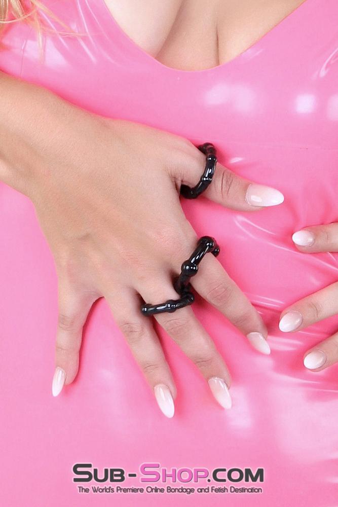 1436M      3 Ring Beaded Cock Ring Set Cock Ring   , Sub-Shop.com Bondage and Fetish Superstore
