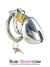 7037AR      Hard Evidence Shorty Steel Chastity Device - MEGA Deal MEGA Deal   , Sub-Shop.com Bondage and Fetish Superstore