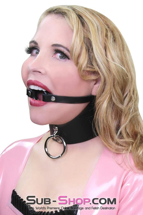 1442A-SM-SIS      Sissy Hussy Smooth Plastic Ring Gag, Small Ring Sissy   , Sub-Shop.com Bondage and Fetish Superstore