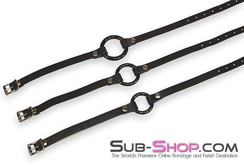 1442A-L      Smooth Plastic Ring Gag, Large Ring Gags   , Sub-Shop.com Bondage and Fetish Superstore