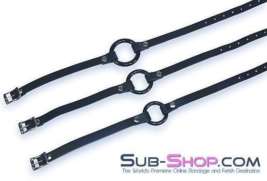 1442A-M      Smooth Plastic Ring Gag, Medium Ring Gags   , Sub-Shop.com Bondage and Fetish Superstore