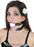 1456A   Code of Silence Locking Ball Gag Strap, White Gags   , Sub-Shop.com Bondage and Fetish Superstore