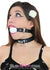 1456A   Code of Silence Locking Ball Gag Strap, White Gags   , Sub-Shop.com Bondage and Fetish Superstore