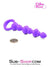 1457A      Purple Silicone Anal Massager with Pull Ring - LAST CHANCE - Final Closeout! MEGA Deal   , Sub-Shop.com Bondage and Fetish Superstore