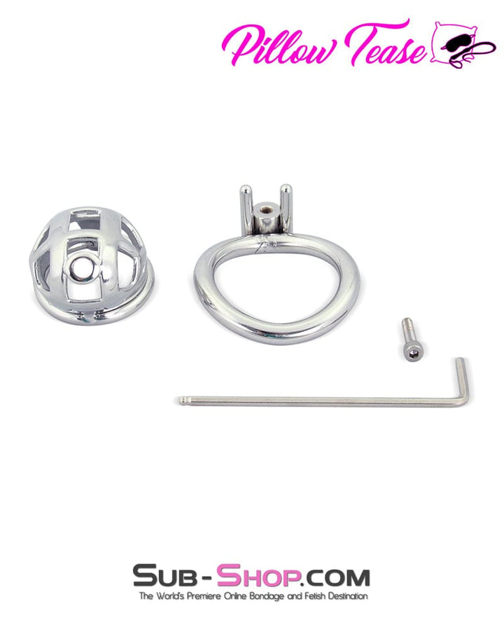 1478AR      Denied in Steel Male Teasing Chastity Cage Chastity   , Sub-Shop.com Bondage and Fetish Superstore