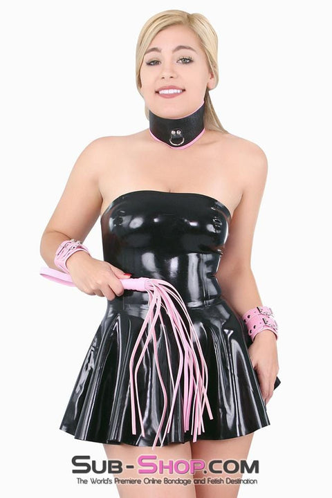 1479DL      Sissy Whip 18” Leatherette Beginner’s Flogger Whip - LAST CHANCE - Final Closeout! Black Friday Blowout   , Sub-Shop.com Bondage and Fetish Superstore