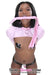 7039MH-SIS      Forced Sissy Pink Open Breast Locking Armbinder Top Sissy   , Sub-Shop.com Bondage and Fetish Superstore