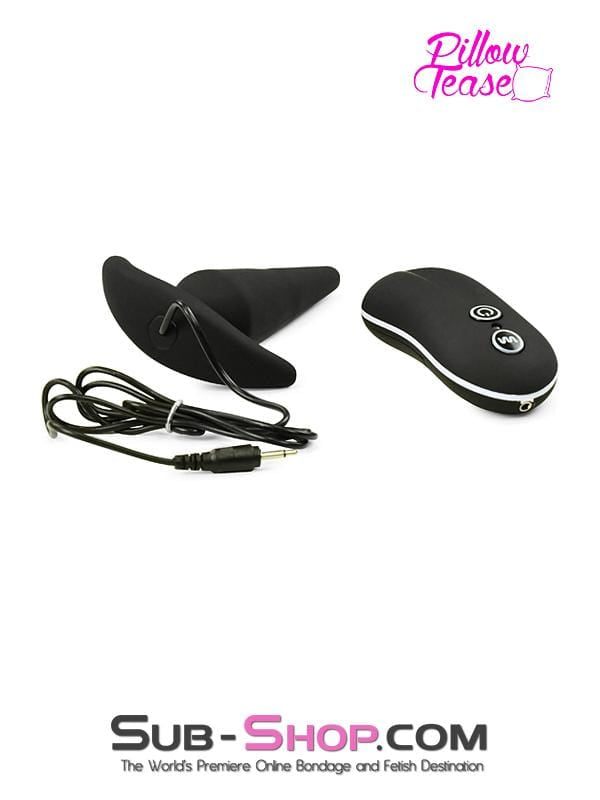 1482M      Silicone Anal Mini Rocket Vibrating Butt Plug, Black Anal Toys   , Sub-Shop.com Bondage and Fetish Superstore