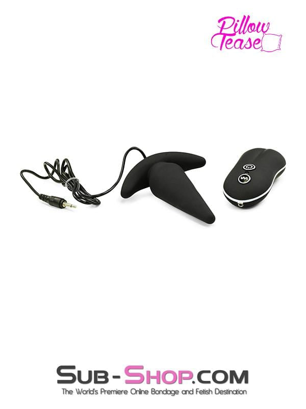 1482M      Silicone Anal Mini Rocket Vibrating Butt Plug, Black Anal Toys   , Sub-Shop.com Bondage and Fetish Superstore