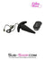 1482M-SIS      Silicone Anal Mini Rocket Vibrating Sissy Gurl Butt Plug, Black Sissy   , Sub-Shop.com Bondage and Fetish Superstore