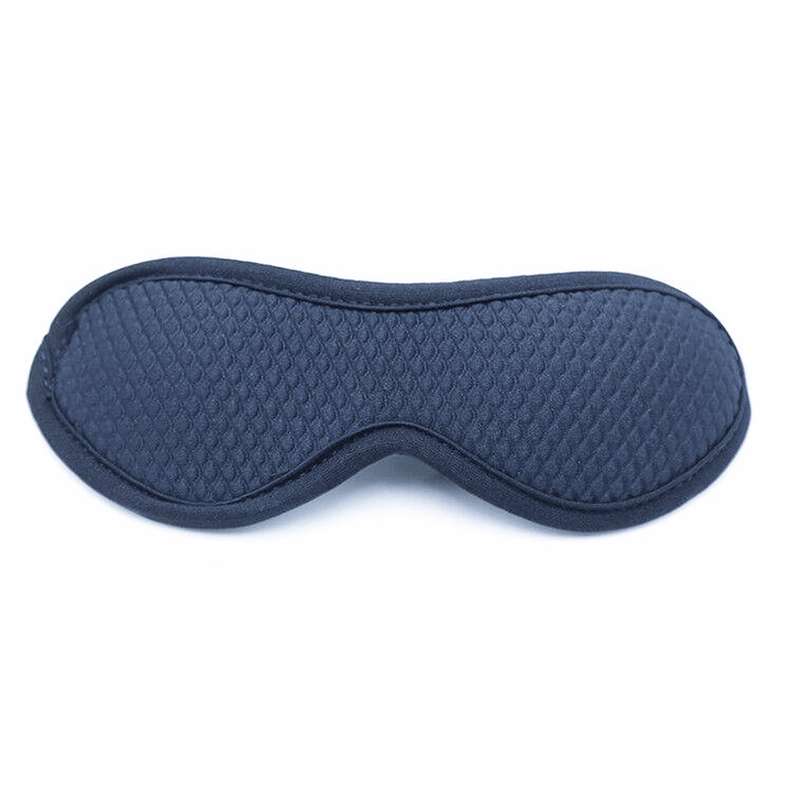 1485M      Black Quilted Love Mask Blindfold - MEGA Deal Black Friday Blowout   , Sub-Shop.com Bondage and Fetish Superstore