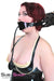 1487A-SIS      Rubberized and Pumped Inflatable Sissy Penis Gag Blow Job Trainer Sissy   , Sub-Shop.com Bondage and Fetish Superstore
