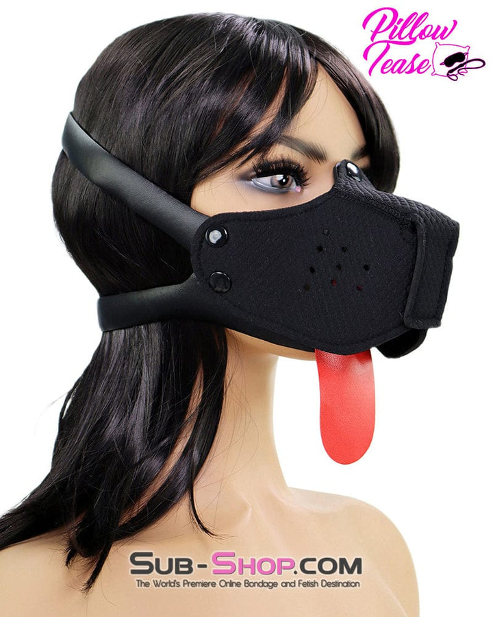 1491DL      Puppy Slave Mask with Tongue Gags   , Sub-Shop.com Bondage and Fetish Superstore
