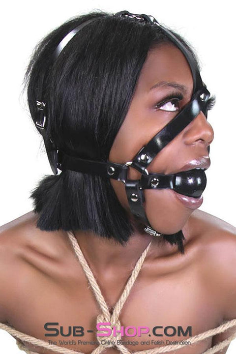 1505A      Rubber Slave Ball Gag Trainer Gags   , Sub-Shop.com Bondage and Fetish Superstore