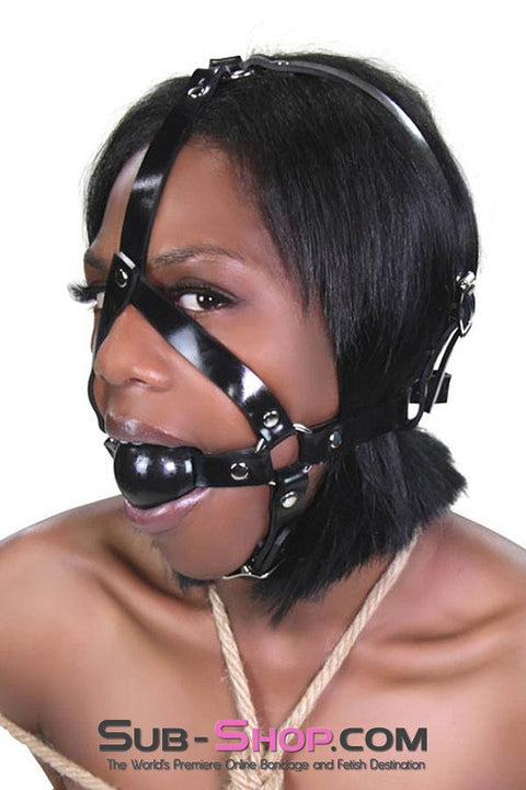 1505A      Rubber Slave Ball Gag Trainer Gags   , Sub-Shop.com Bondage and Fetish Superstore