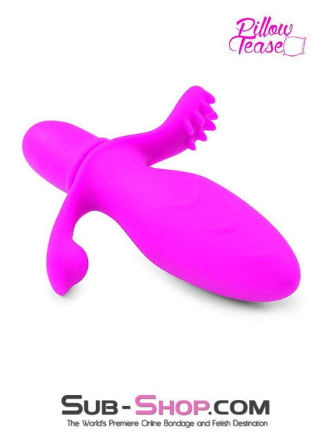 1513M      10 Function Silicone Anal Vibrator with Perineum Stimulator Anal Toys   , Sub-Shop.com Bondage and Fetish Superstore