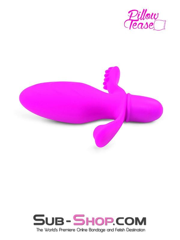 1513M      10 Function Silicone Anal Vibrator with Perineum Stimulator Anal Toys   , Sub-Shop.com Bondage and Fetish Superstore