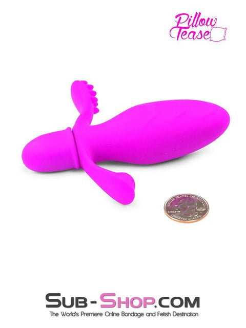 1513M      10 Function Silicone Anal Vibrator with Perineum Stimulator Anal Toys   , Sub-Shop.com Bondage and Fetish Superstore