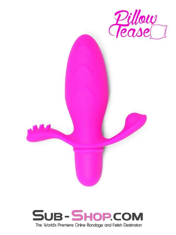 1513M      10 Function Silicone Anal Vibrator with Perineum Stimulator Anal Toys   , Sub-Shop.com Bondage and Fetish Superstore