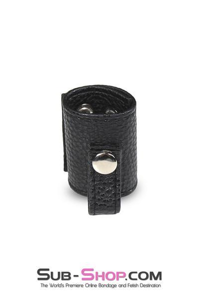 1532M      Adjustable Leather Ball Stretcher Strap with Attachment Loop - MEGA Deal! Black Friday Blowout   , Sub-Shop.com Bondage and Fetish Superstore