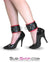 1537M      Plush Cuffs Locking Fur Lined Red & Black Ankle Bondage Cuffs Cuffs   , Sub-Shop.com Bondage and Fetish Superstore