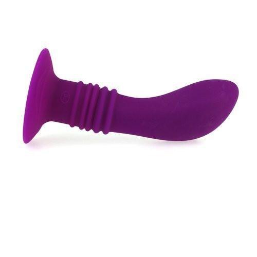 1538M-SIS      Sissy's 10 Function Vibrating Silicone P-Spot or G-Spot Dildo with Suction Cup Base Sissy   , Sub-Shop.com Bondage and Fetish Superstore