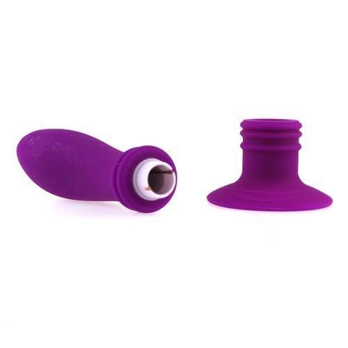 1538M-SIS      Sissy's 10 Function Vibrating Silicone P-Spot or G-Spot Dildo with Suction Cup Base Sissy   , Sub-Shop.com Bondage and Fetish Superstore