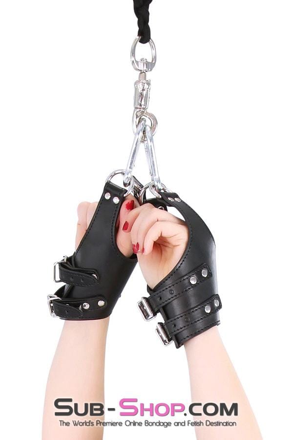 1545DL      Beginner’s Double Buckle Suspension Wrist Cuffs Wrist and Ankle Bondage   , Sub-Shop.com Bondage and Fetish Superstore