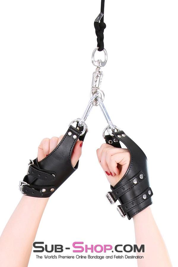 1545DL      Beginner’s Double Buckle Suspension Wrist Cuffs Wrist and Ankle Bondage   , Sub-Shop.com Bondage and Fetish Superstore