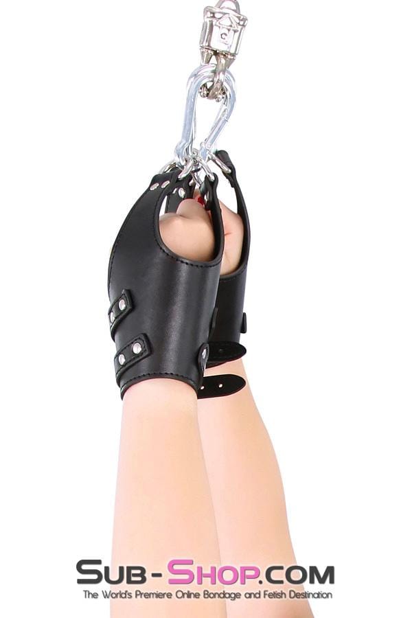 1545DL      Beginner’s Double Buckle Suspension Wrist Cuffs Wrist and Ankle Bondage   , Sub-Shop.com Bondage and Fetish Superstore
