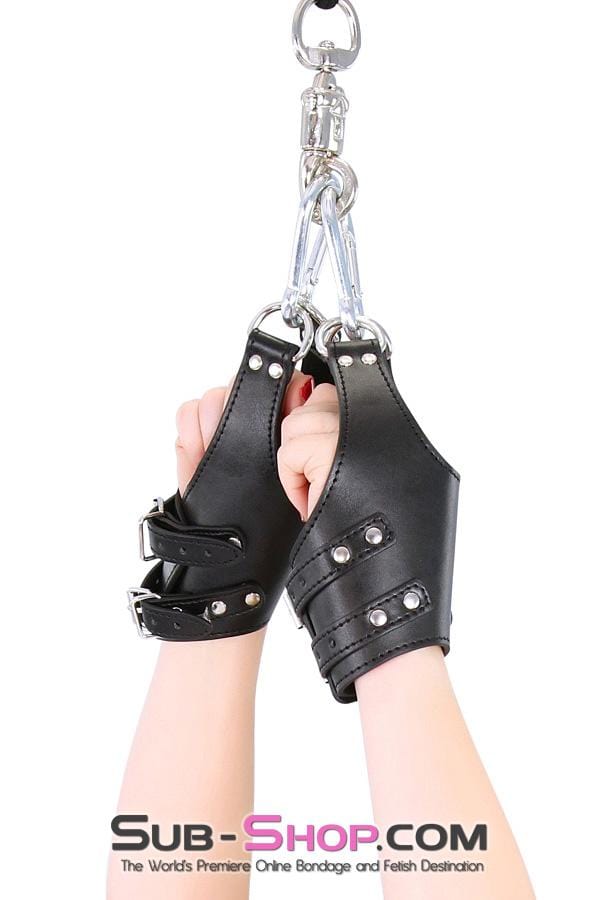 1545DL      Beginner’s Double Buckle Suspension Wrist Cuffs Wrist and Ankle Bondage   , Sub-Shop.com Bondage and Fetish Superstore