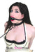 1547DL      Blackline Bondage Slave Collar and Leash Set Collar   , Sub-Shop.com Bondage and Fetish Superstore