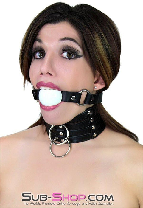 1648DL      Naked Lust Strappy Tall Collar and Leash Set Collar   , Sub-Shop.com Bondage and Fetish Superstore