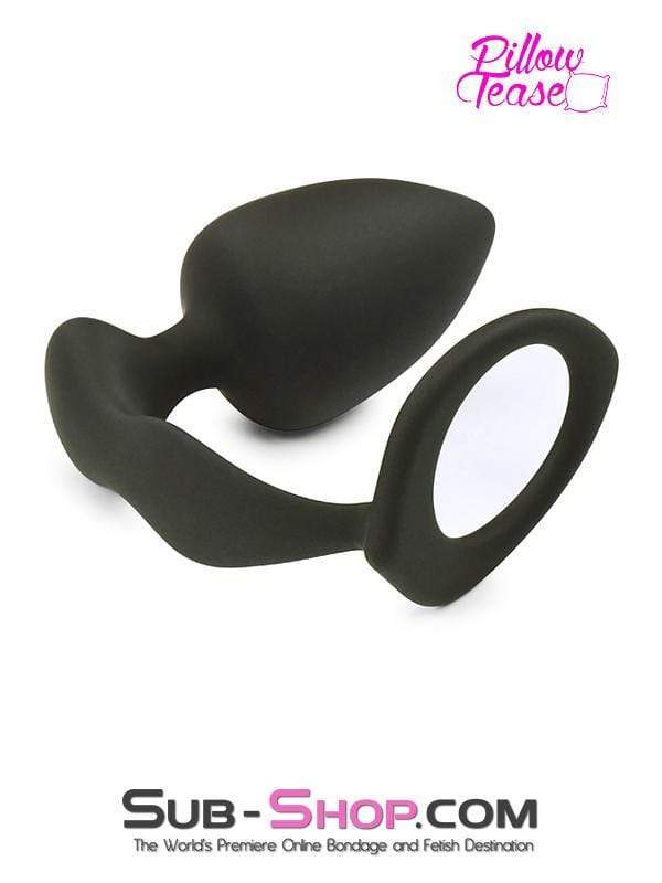 1553M-SIS      Sissy Vixen Silicone Cock Ring and Anal Plugger, Medium Plug Sissy   , Sub-Shop.com Bondage and Fetish Superstore