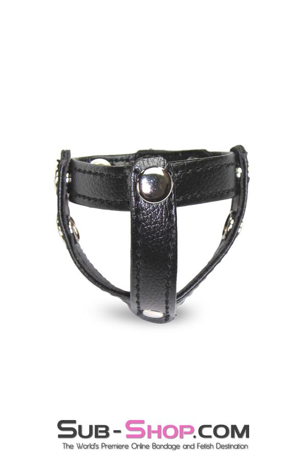 1554M      T-Style Cock Ring with Ball Divider Strap Cock & Ball Strap   , Sub-Shop.com Bondage and Fetish Superstore
