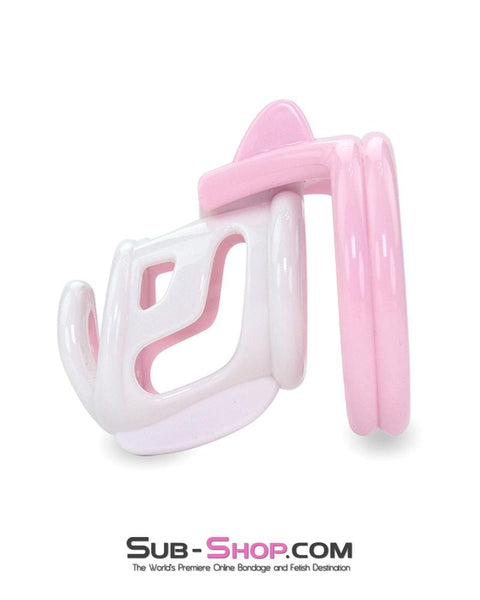 1561AR      Pretty Boy Pink Sissy High Security Male Chastity Device - MEGA Deal MEGA Deal   , Sub-Shop.com Bondage and Fetish Superstore