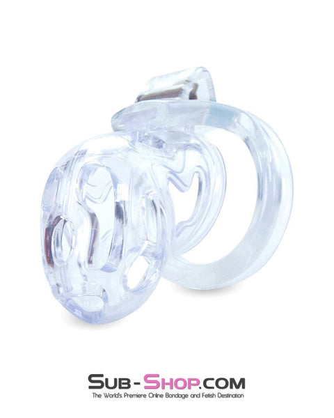 1571AR      Hard Up Clear High Security Cock Cage Chastity Device - MEGA Deal MEGA Deal   , Sub-Shop.com Bondage and Fetish Superstore