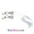 1573R      Sub Shock Super Endurance Chrome Weighted Electro Stim Spring Wire Nipple Clamps with Lead Wire Set - LAST CHANCE - Final Closeout! Black Friday Blowout   , Sub-Shop.com Bondage and Fetish Superstore