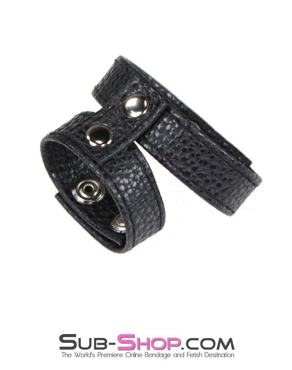 1580M      Adjustable Cock and Ball Snap Ring Strap Cock & Ball Strap   , Sub-Shop.com Bondage and Fetish Superstore