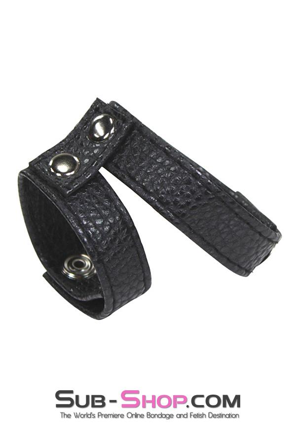 1580M      Adjustable Cock and Ball Snap Ring Strap Cock & Ball Strap   , Sub-Shop.com Bondage and Fetish Superstore
