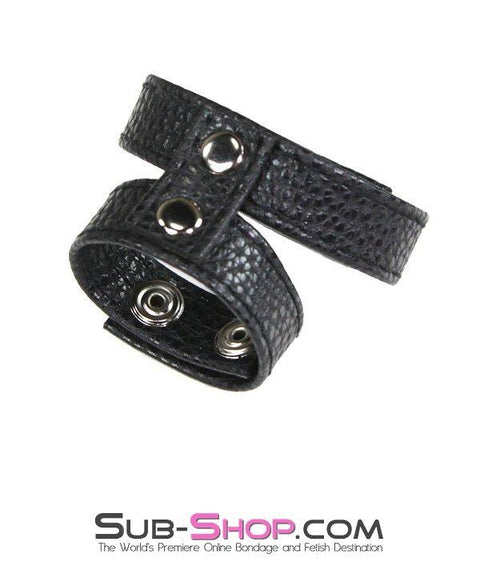 1580M      Adjustable Cock and Ball Snap Ring Strap Cock & Ball Strap   , Sub-Shop.com Bondage and Fetish Superstore