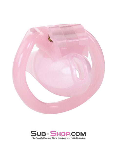 1581AR      Sissy Cuckold Mini Pink High Security Locking Male Chastity Chastity   , Sub-Shop.com Bondage and Fetish Superstore