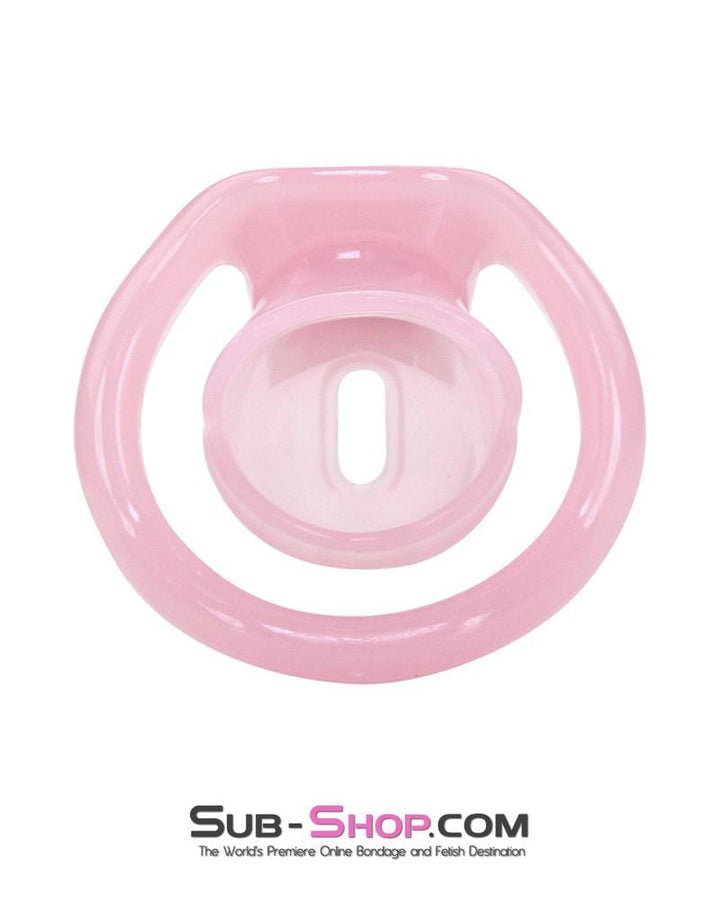 1581AR-SIS      Sissy Cuckold Mini Pink High Security Locking Male Chastity Sissy   , Sub-Shop.com Bondage and Fetish Superstore