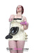 1461DL-SIS      Sissy Bitch Boi's Locking Leatherette Cock & Balls Cage with Lead Ring Tip Sissy   , Sub-Shop.com Bondage and Fetish Superstore