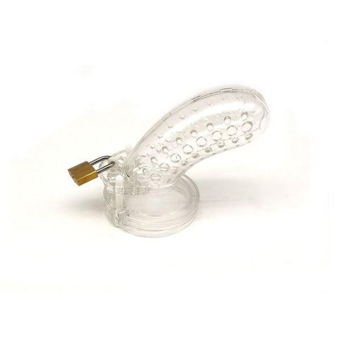 1589AR      The Stockade Clear Cage Male Chastity Device - MEGA Deal MEGA Deal   , Sub-Shop.com Bondage and Fetish Superstore