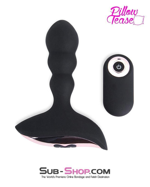 1594M-SIS      Sissy Maid Rechargeable Remote Control 10 Function Waterproof Vibrating Wireless Silicone Anal Plug Sissy   , Sub-Shop.com Bondage and Fetish Superstore