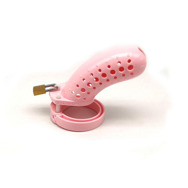1598AR      Sissy Stockade Pink Cage Male Chastity Device - MEGA Deal MEGA Deal   , Sub-Shop.com Bondage and Fetish Superstore