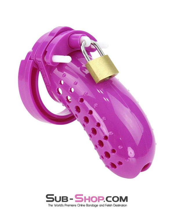 1603AR      The Stockade Purple Cage Male Chastity Device Chastity   , Sub-Shop.com Bondage and Fetish Superstore