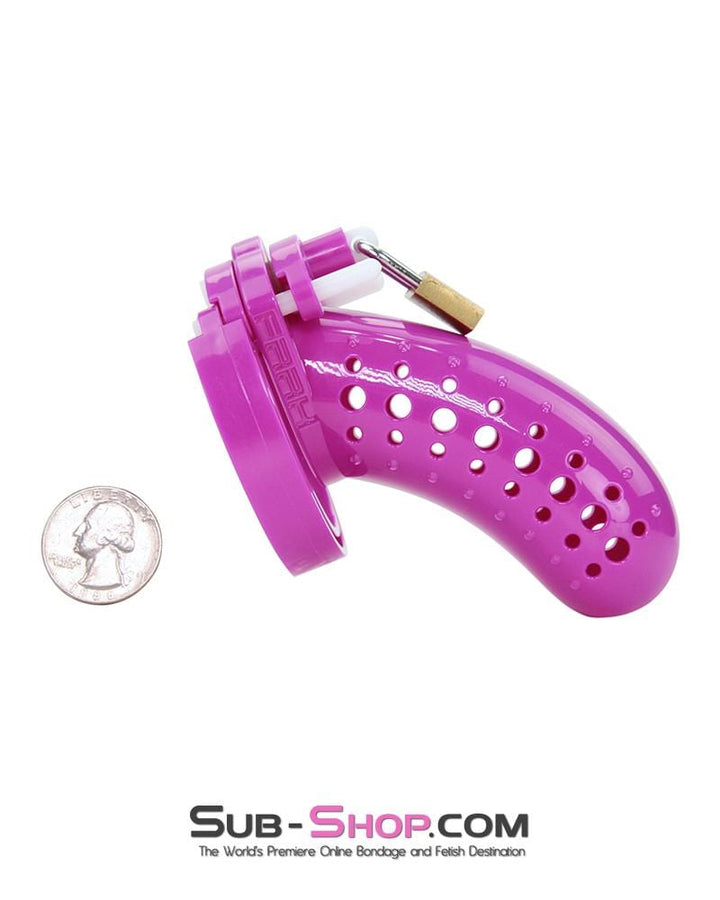 1603AR      The Stockade Purple Cage Male Chastity Device Chastity   , Sub-Shop.com Bondage and Fetish Superstore